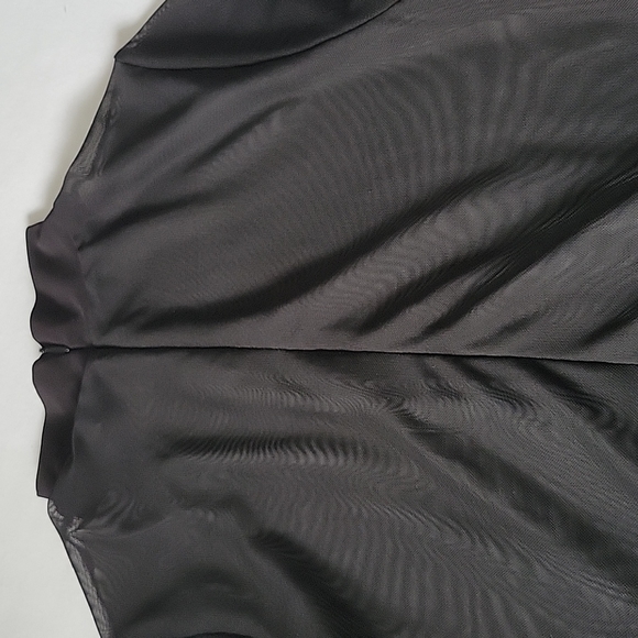 GoJane|Black Mesh Sheer Dress | - Picture 10 of 16